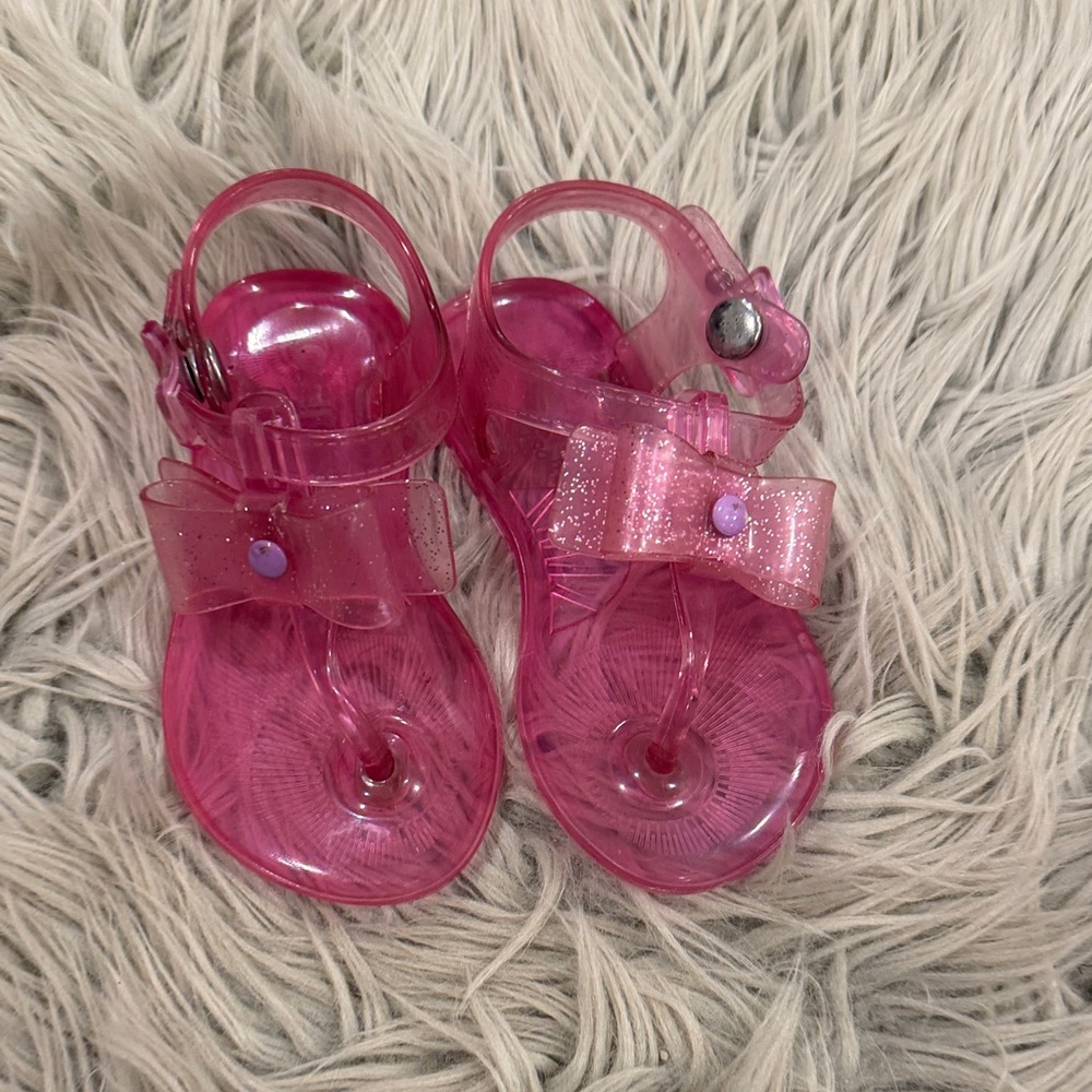 NWOT OshKosh B'gosh Glittery Pink Kids Sandals